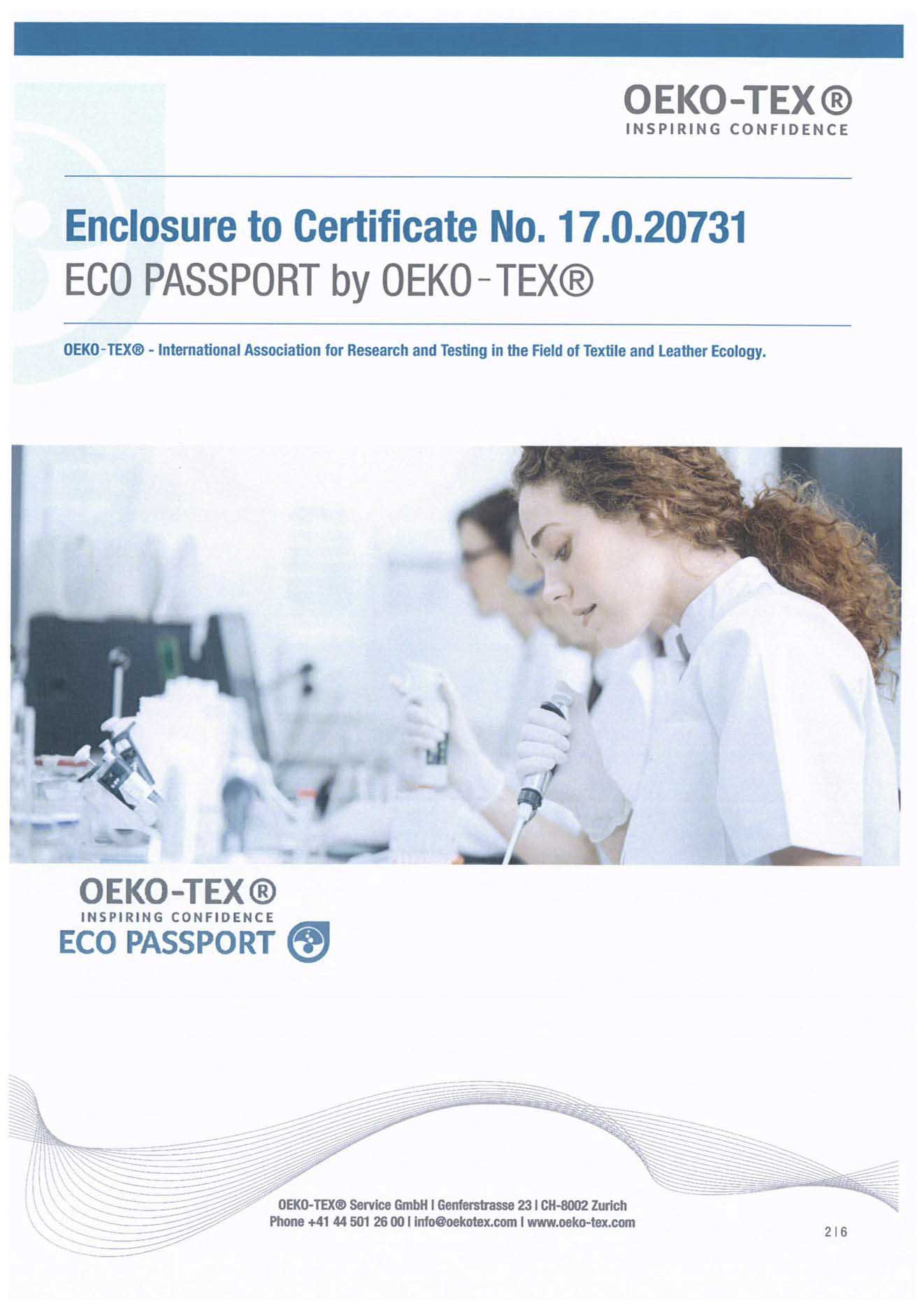 OEKO Certificate