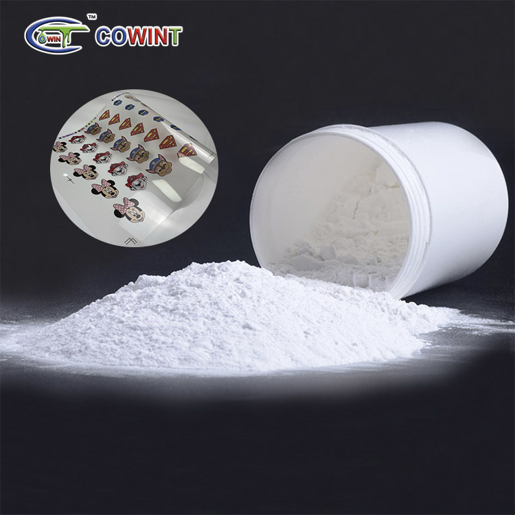 Thermal transfer adhesive hot melt powder